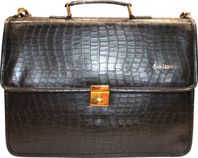 Man Arden The Somber Knight Men's Briefcase Organizer Bag With Laptop Storage Large Briefcase - For Men(Black)