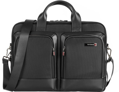 SAMSONITE SEFTON LAPTOP BAG BAILHANDLE S BLACK Small Briefcase - For Men & Women(Black)
