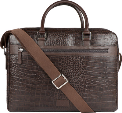 HIDESIGN EE PAULO 01 Large Briefcase - For Men(Brown)