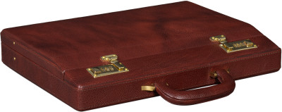 BRAND LEATHER BL201 Medium Briefcase - For Men(Brown)