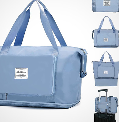 Giftgram Foldable Travel Duffle Bag 01 Medium Briefcase - For Women(Peach, Black)