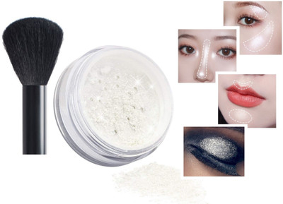 EVERERIN SHIMMER MINI HIGHLIGHTER POWDER SILVER COLOR Highlighter(Silver)