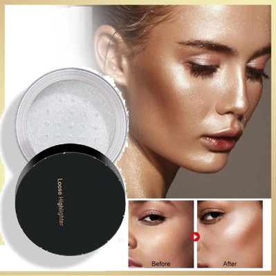 WOONGMI SHIMMERY SHINY RADIANT GLOW WHITE POWDERY HIGHLIGHTER(WHITE)