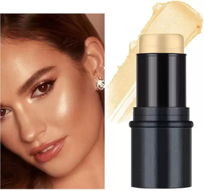 Jiwoo Face Brighten Makeup Cream Shimmer Highlighter Stick Highlighter(GOLD)