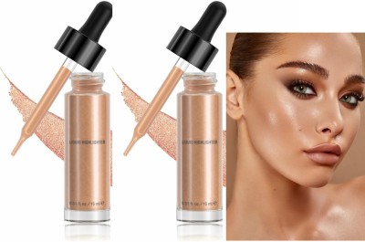 ADJD liquid highlighter waterproof 3D glow bridal makeup Highlighter(rose gold)