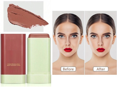 Jiwoo WATER PROOF LONG STAY CREAMY BRONZER AND BLUSHER STICK FOR WOMEN(BROWN)