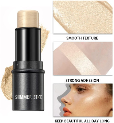 tanvi27 Face Bronzer Highlighter Stick Whitening Concealer Brighten Bronzer Creamy stick(Creamly color)