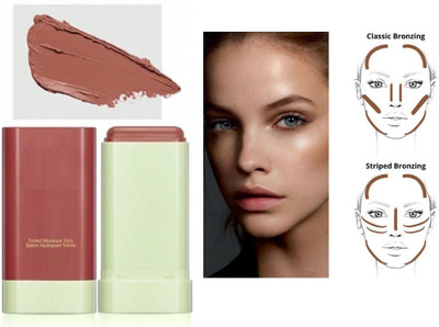 Gabbu WATERPROOF BRONZER AND BLUSHER STICK FOR WOMEN(BROWN)