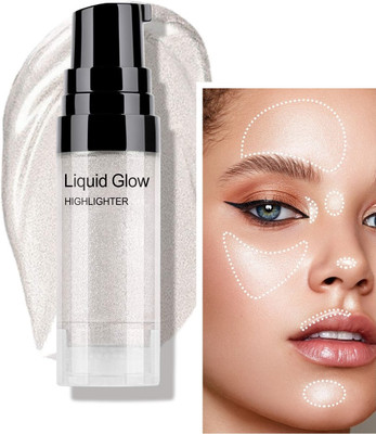 REIMICHI Best Liquid Highlighter Makeup Shimmer and Shine Ultra-Smooth Illuminator(SILVER)