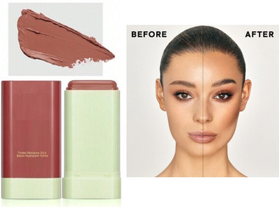 Jiwoo WATERPROOF LONG STAY CREAMY BRONZER AND BLUSHER STICK(BROWN)
