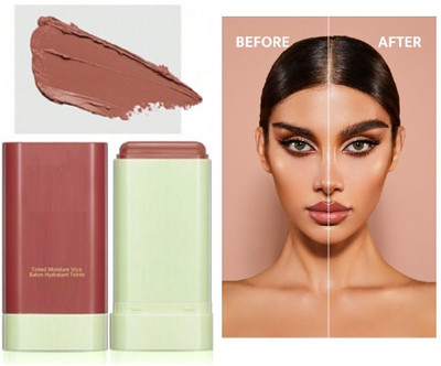 Jiwoo WATERPROOF LONG WEAR CREAMY BRONZER AND BLUSHER STICK(BROWN)