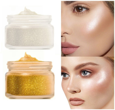 tanvi27 New Professional Silver & Gold Dust Glitter Diamond Powder Makeup for Face Body(SILVER, GOLD)