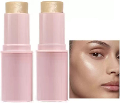 Emijun Best 3D Long Lasting Makeup Shimmer Highlighter Stick Highlighter(GOLD)