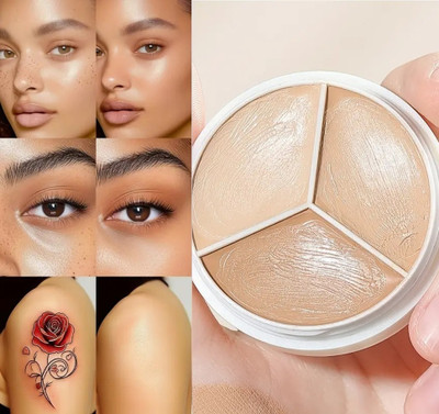 AFARAXIA Waterproof Long Lasting | Creamy Concealer(MULTICOLOR)