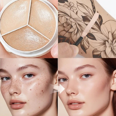 AFARAXIA Waterproof Long Lasting Creamy Concealer(MULTICOLOR)
