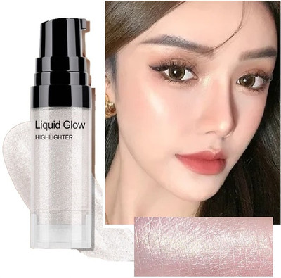 tanvi27 Pearlescent Liquid Highlighter Make Up Face Body Illuminator Highlighter(Pearl White)