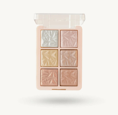 THTC illuminating Highlighter and Blusher GlowZilla Palette(MULTI COLOR)