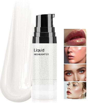 Jiwoo BEST HIGHLIGHTER LIQUID FOR MEN AND WOMEN Highlighter(SILVER)