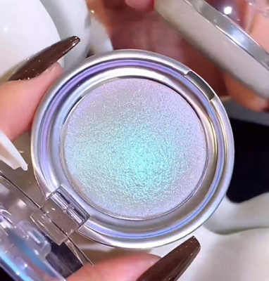 tanvi27 New Pearly Shimmer Eyeshadow Face Contour Shiny Body Silver Blue Highlightr(Silver Blue)