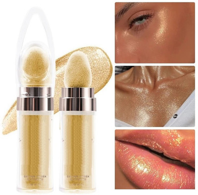 luzimaisa Liquid Highlighter Illuminater Glowing(Drop And Glow ) Highlighter(gold)