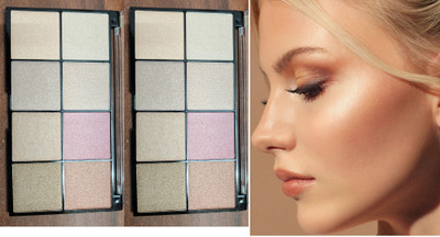 ADJD Combo Palette Highly Pigmented 8 Baked Highlighter(MULTI COLOUR)