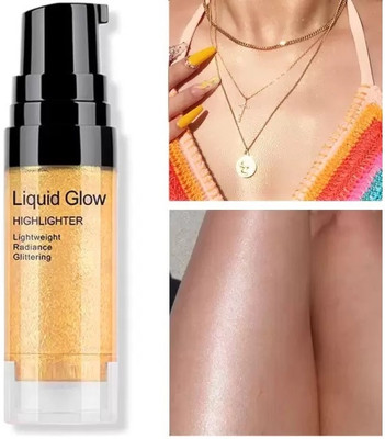Gabbu HD glow Illuminator Makeup Base Lightweight Liquid Illuminator Highlighter(golden)