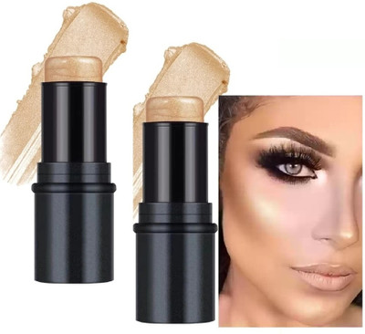 Emijun Combo Highlighter Stick for face highlighting(GOLD)