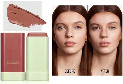 Jiwoo LONG WEARING CREAMY BRONZER AND BLUSHER STICK(BROWN)