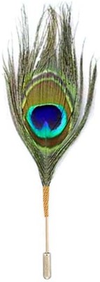 Sorellaz Peacock Feather Brooch for Boys Brooch(Multicolor)