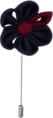 the tie hub Gazania Blue Flower Lapel Pin Brooch(Blue)