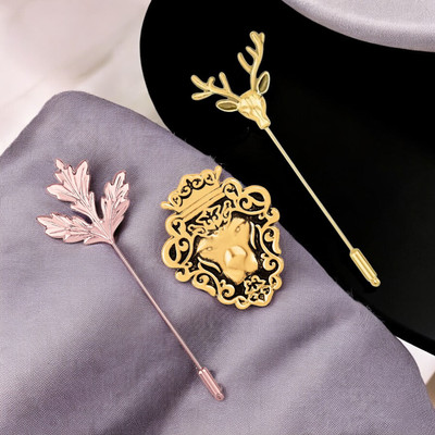 mahi Combo of Men's Brooch/Lapel Pin Brooch(White)