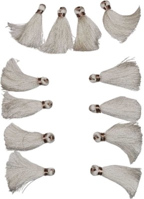 rayie collection Tassel Latkan Brooch(White)