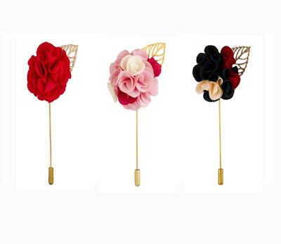 MENSOME Limited Edition Designer Flower Brooch Pack combo LPL3C5 Brooch(Multicolor)