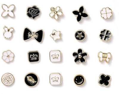 IKHODI BROOCH BUTTONS 20 PCS SET Brooch(Multicolor)