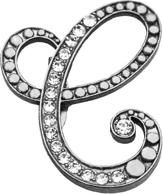 FURE C Initial Brooch(Silver)