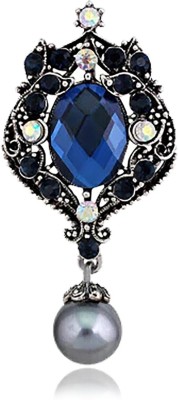 SYGA Brooch Pin Fashion Versatile design Brooches For Women- S67 Brooch(Black, Blue)