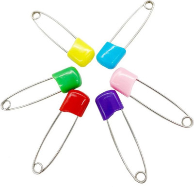 RENU CREATION Saree&DIAPER Pins for Ladies Dressing Saree Pin For Sarees Brooch (Multicolor) Brooch(Multicolor)