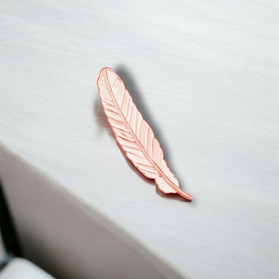 mahi Feather-Shaped Indowestern Shervani Brooch Brooch(Copper)