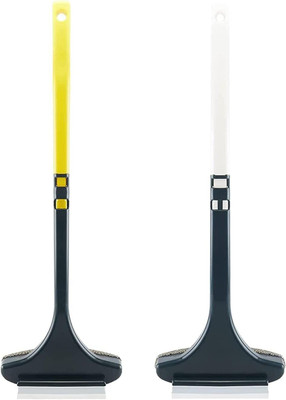 BAREPEPE 2 In 1 Window Glass and Mesh Cleaning Brush Plastic Wet and Dry Brush(Multicolor, 2 Units)