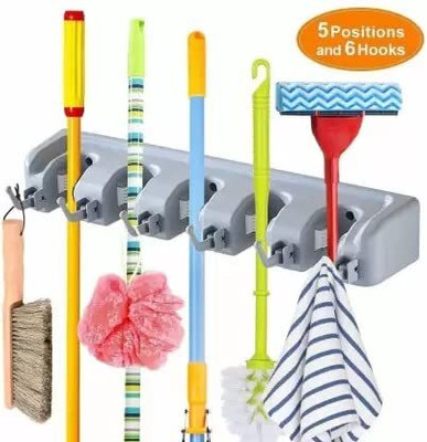 VKK TRADERS Plastic Wet and Dry Broom(Multicolor)