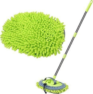 SHARPNAL Car Wash Brush Mop Kit with Long Handle Microfibre Wet and Dry Brush(Multicolor)