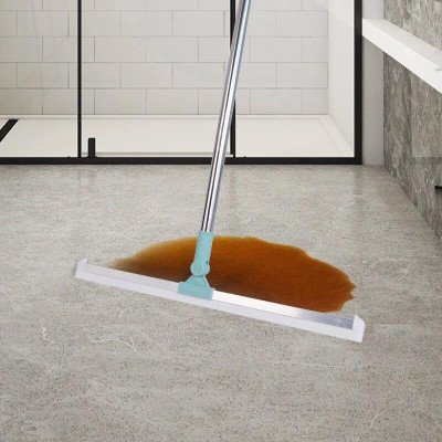 TickTrove Multifunction Magic Broom Silicone Bathroom Wiper Floor Squeegee Silicone Wet and Dry Brush(Multicolor)