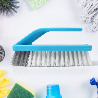 Masox Store Cloth Brush Flexible Bristles for Dusting and Multipurpose Cleaning Use Plastic Wet and Dry Brush(Multicolor, 2 Units)