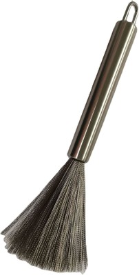 RBGIIT Cleaning Brush 304 Stainless Steel Scrubber for Kitchen Dishes Pots Pans Sink K2 Stainless Steel Scrub(Medium)