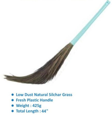 vartnu Grass Dry Broom(Multicolor)