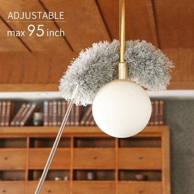 Mesmera ceiling fan cleaner Microfibre Wet and Dry Broom(Multicolor)