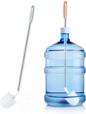 SIOPAWORLD Can Cleaning Brush 360° Rotating Long Handle Cleaner 20 LTR Water Brush - 1 pc Plastic Wet and Dry Brush(Multicolor)