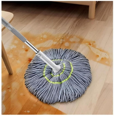 Mesmera water-absorbing mop Microfibre Wet and Dry Broom(Multicolor)