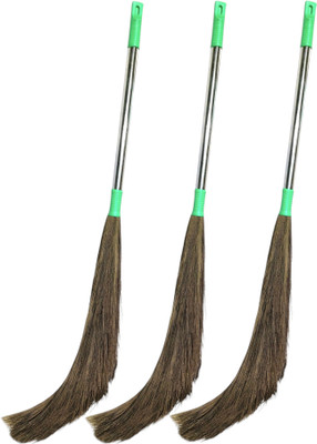 KOUSAR Grass Dry Broom(Multicolor, 3 Units)