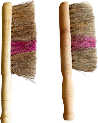 IBI Coconut Coir Fiber Dry Brush(Brown, 2 Units)